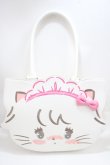 画像1: axes femme kawaii / ムースのおかおトートバッグ  白 Y-25-03-21-034-AX-BG-SZ-ZY (1)