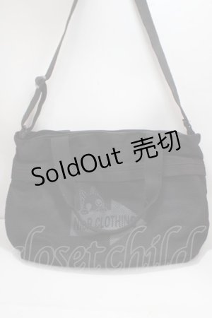 画像: 【SALE】NieR CLOTHING / 2WAY CANVAS SHOULDER BAG  黒 Y-25-03-21-038-PU-BG-SZ-ZT-K021