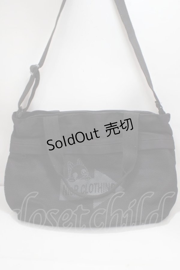 画像1: 【SALE】NieR CLOTHING / 2WAY CANVAS SHOULDER BAG  黒 Y-25-03-21-038-PU-BG-SZ-ZT-K021 (1)