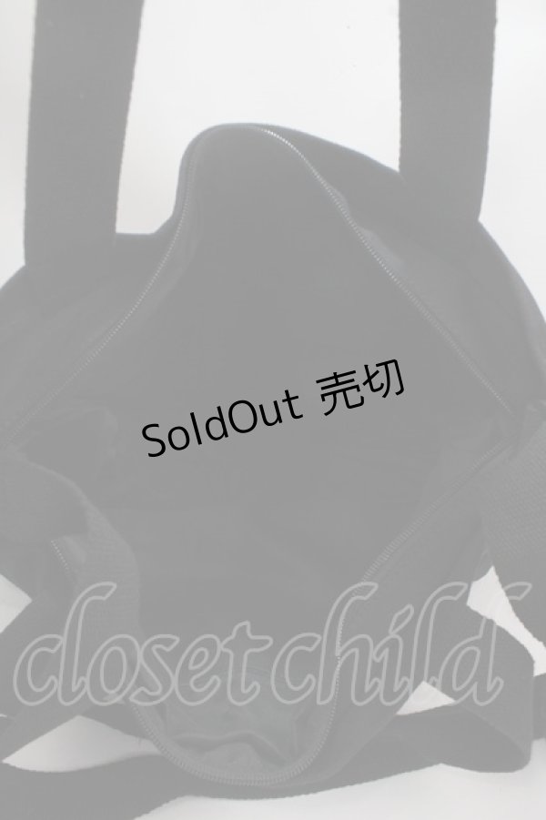 画像3: 【SALE】NieR CLOTHING / 2WAY CANVAS SHOULDER BAG  黒 Y-25-03-21-038-PU-BG-SZ-ZT-K021 (3)