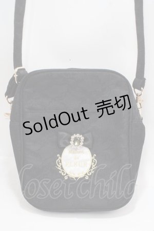 画像: Maison de FLEUR / ルミネ限定レースビジューショルダーバッグ F ブラック Y-25-03-21-041-LO-BG-SZ-ZY