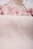 画像4: Maison de FLEUR / フリルキャンバスSトートバッグ F ピンク Y-25-03-21-042-LO-BG-SZ-ZY (4)