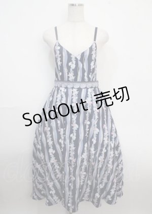 画像: axes femme POETIQUE / コーラルストライプマリンワンピース M 紺 Y-25-03-22-054-AX-OP-SZ-OS