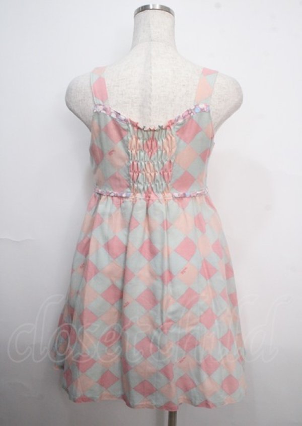 画像2: MILK / Fifi DRESS  ピンク×サックス Y-25-03-22-059-ML-OP-SZ-ZY (2)