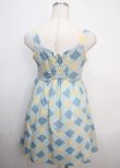 画像2: MILK / Fifi DRESS  サックス×アイボリー Y-25-03-22-060-ML-OP-SZ-ZY (2)