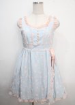 画像1: MILK / パウダーDRESS  サックス Y-25-03-22-061-ML-OP-SZ-ZY (1)