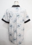 画像2: DearMyLove / クマ柄シャツワンピース  白 Y-25-03-22-073-EL-TO-SZ-ZY (2)