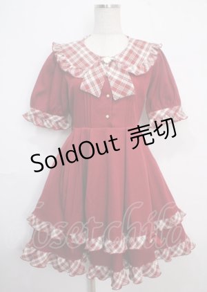 画像: Amavel / Country Waitress ワンピース F 赤 Y-25-03-22-077-CA-OP-SZ-ZY