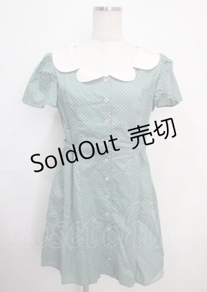 画像: MILK / パピヨンカラーワンピ  グリーン Y-25-03-22-079-ML-OP-SZ-ZY