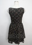 画像2: MILK / Ribbon lap dress  ブラックフラワーレース Y-25-03-22-084-ML-OP-SZ-ZY (2)