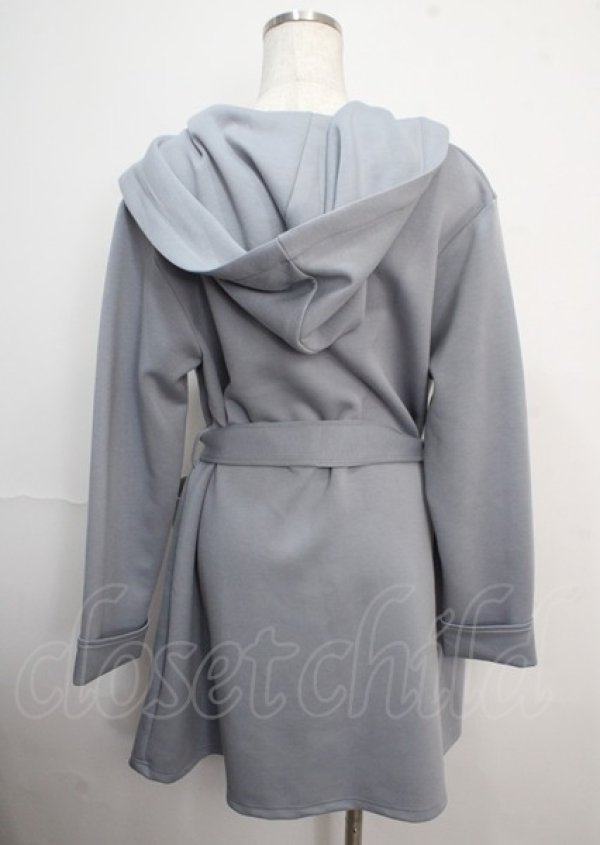 画像2: axes femme / レース使いコーディガン M サックス Y-25-03-22-100-AX-TO-SZ-ZT201 (2)
