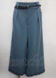 画像1: axes femme / ベルト付裾レースワイドパンツ M Bグリーン Y-25-03-22-112-AX-PA-SZ-OS (1)