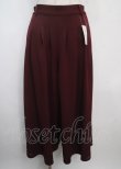 画像1: axes femme / リラックスカットソーパンツ M ワイン Y-25-03-22-115-AX-PA-SZ-ZY (1)