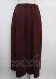 画像2: axes femme / リラックスカットソーパンツ M ワイン Y-25-03-22-115-AX-PA-SZ-ZY (2)