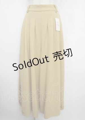 画像: axes femme / リラックスカットソーパンツ F イエロー Y-25-03-22-119-AX-PA-SZ-ZY