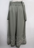 画像2: axes femme / 裾刺繍サス付ワイドパンツ M グリーン Y-25-03-22-126-AX-PA-SZ-ZY (2)