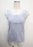 画像1: axes femme / クロス総レース2WAYタンク M ブルー Y-25-03-22-014-AX-TO-SZ-ZY (1)