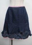 画像3: Jane Marple / デニム×ギンガムチェックのリバーシブルスカート M インディゴ×ピンク Y-25-03-22-132-JM-SK-SZ-ZY (3)