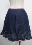 画像4: Jane Marple / デニム×ギンガムチェックのリバーシブルスカート M インディゴ×ピンク Y-25-03-22-132-JM-SK-SZ-ZY (4)