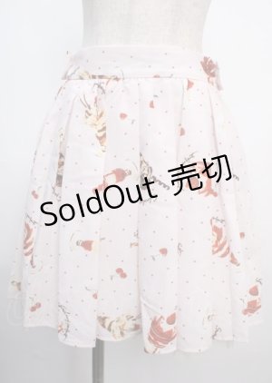 画像: Ank Rouge / パフェ柄スカート M ピンク Y-25-03-22-137-CA-SK-SZ-ZY