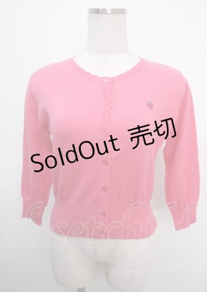 画像: Emily Temple cute / いちご刺繍カーディガン  ピンク Y-25-03-22-017-ET-TO-SZ-ZY