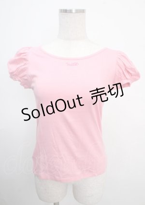 画像: MILK / パフスリーブTee  ピンク Y-25-03-22-019-ML-TO-SZ-ZY