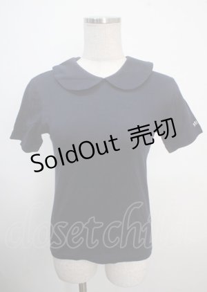 画像: MILK / 丸襟カットソー  ネイビー Y-25-03-22-027-ML-TO-SZ-ZY