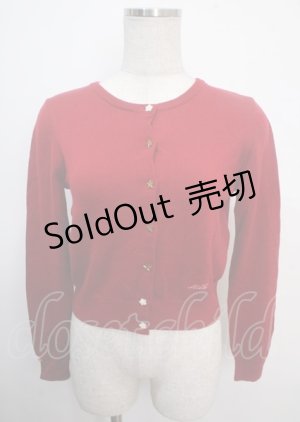画像: MILK / Twinkleカーデ  レッド Y-25-03-22-039-ML-TO-SZ-ZY