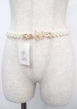 画像1: axes femme / スターライトパールゴムベルト  ゴールド Y-25-03-23-001-AX-ZA-SZ-ZY (1)