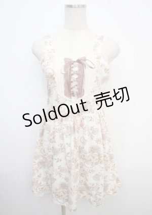 画像: axes femme / 花柄ワンピース M 生成り Y-25-03-23-055-AX-OP-SZ-ZY