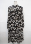 画像1: LEBECCA boutique / 出会ってしまうシフォンワンピース F ブラック Y-25-03-23-070-EL-OP-SZ-ZT077 (1)