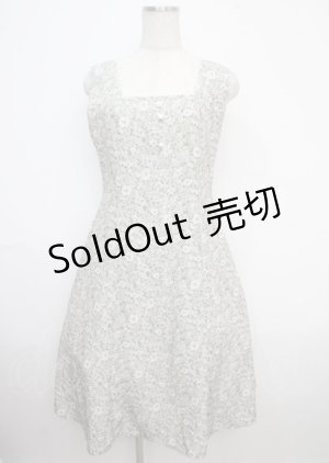 画像: Fi.n.t / ペイントマーガレット柄ワンピース F ミント Y-25-03-23-079-CA-OP-SZ-ZS