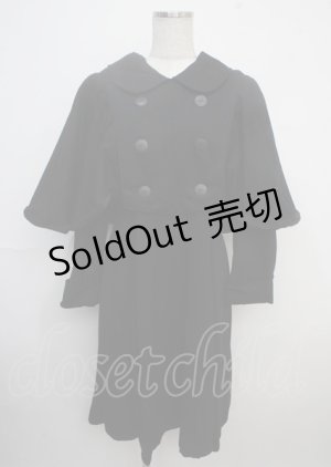 画像: Granny Sue / アーミー風暖かワンピ  黒 Y-25-03-23-097-GO-OP-SZ-ZT275