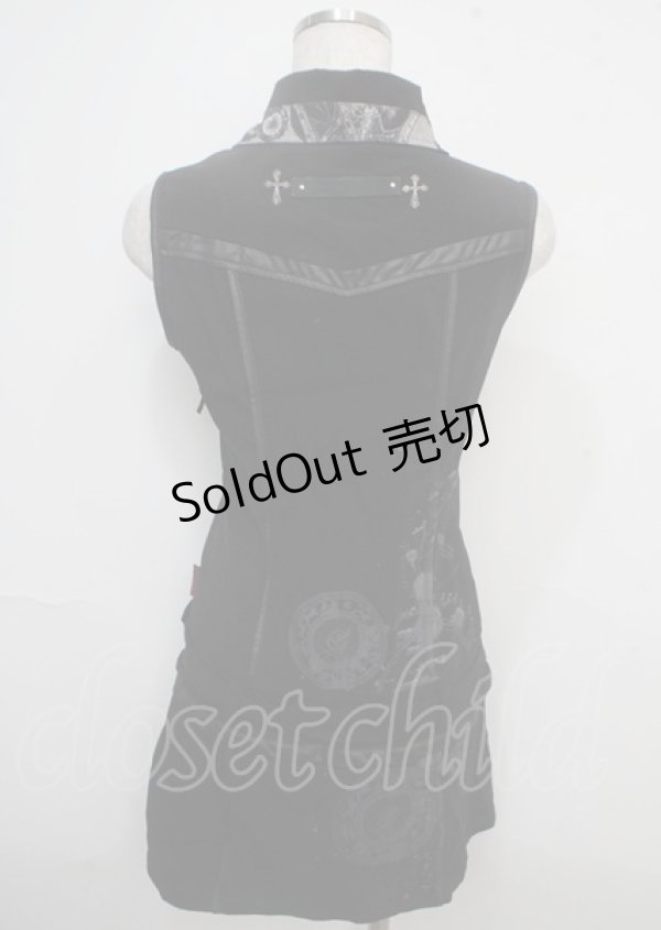 画像2: Ozz oneste / 2wayノースリーブワンピース  黒 Y-25-03-23-100-OO-OP-SZ-ZY (2)