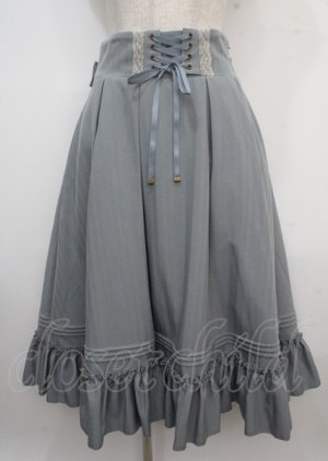 画像: Amavel / Classical Dollフリルミドルスカート F グレー Y-25-03-23-103-CA-SK-SZ-ZY