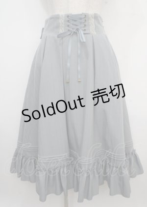 画像: Amavel / Classical Dollフリルミドルスカート F グレー Y-25-03-23-103-CA-SK-SZ-ZY