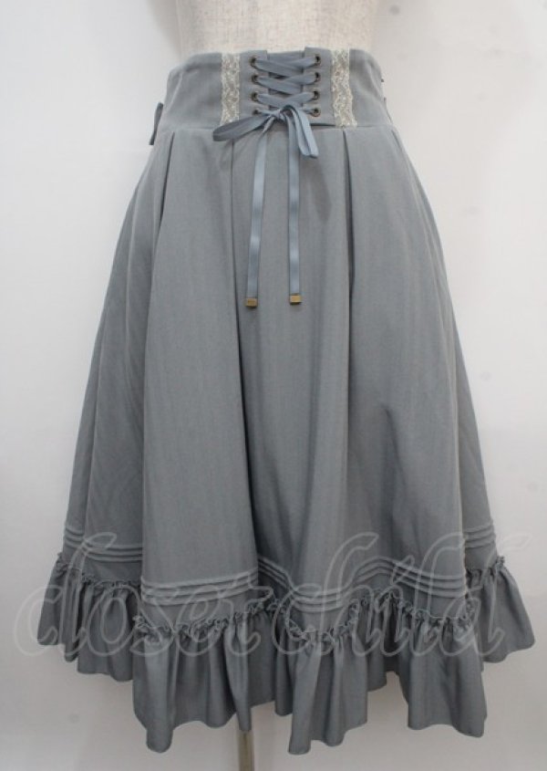 画像1: Amavel / Classical Dollフリルミドルスカート F グレー Y-25-03-23-103-CA-SK-SZ-ZY (1)