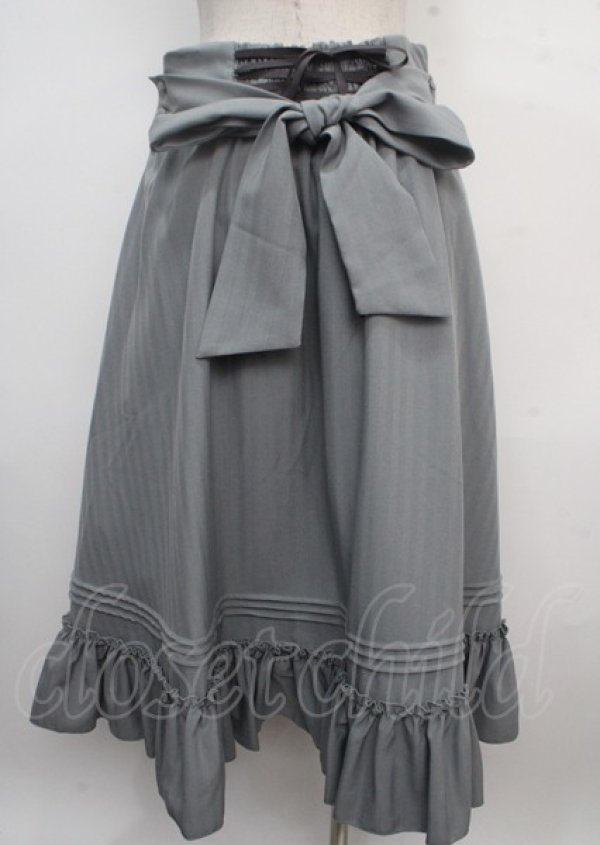 画像2: Amavel / Classical Dollフリルミドルスカート F グレー Y-25-03-23-103-CA-SK-SZ-ZY (2)