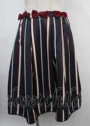 画像: axes femme kawaii / レジメンスカート M 紺 Y-25-03-23-113-AX-SK-SZ-ZT173