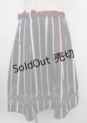 画像: axes femme kawaii / レジメンスカート M 紺 Y-25-03-23-113-AX-SK-SZ-ZT173