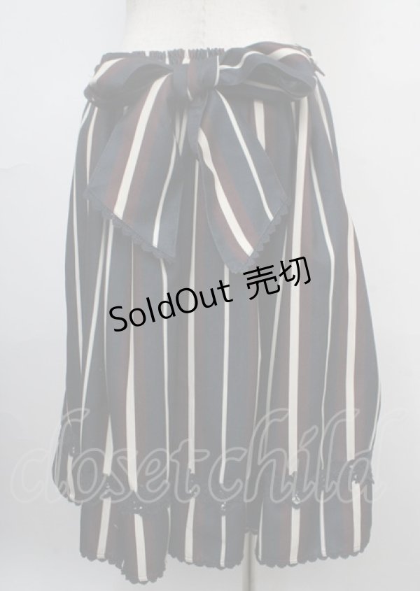 画像2: axes femme kawaii / レジメンスカート M 紺 Y-25-03-23-113-AX-SK-SZ-ZT173 (2)