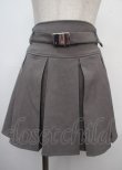 画像1: axes femme POETIQUE / プリーツミニスカート M グレー Y-25-03-23-117-AX-BL-SZ-ZY (1)