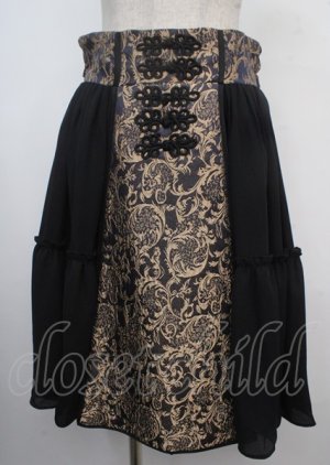 画像: axes femme kawaii / メイリンスカート M 紺 Y-25-03-23-119-AX-SK-SZ-OS