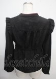 画像2: axes femme POETIQUE / チャイナバタフライ刺繍ブラウス M 黒 Y-25-03-23-011-AX-BL-SZ-ZY (2)