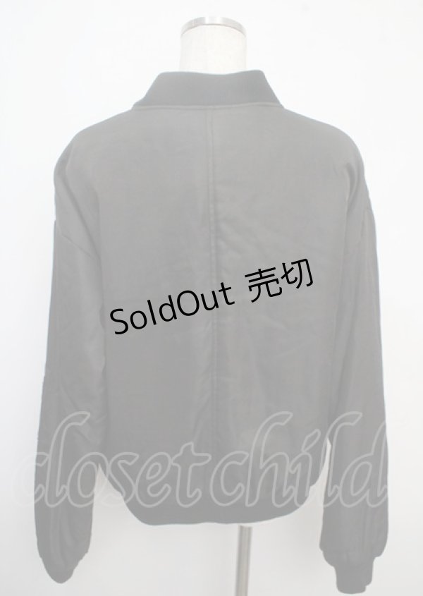 画像2: Jamie エーエヌケー / パンダMA-1 M 黒 Y-25-03-23-020-LO-JA-SZ-ZY (2)