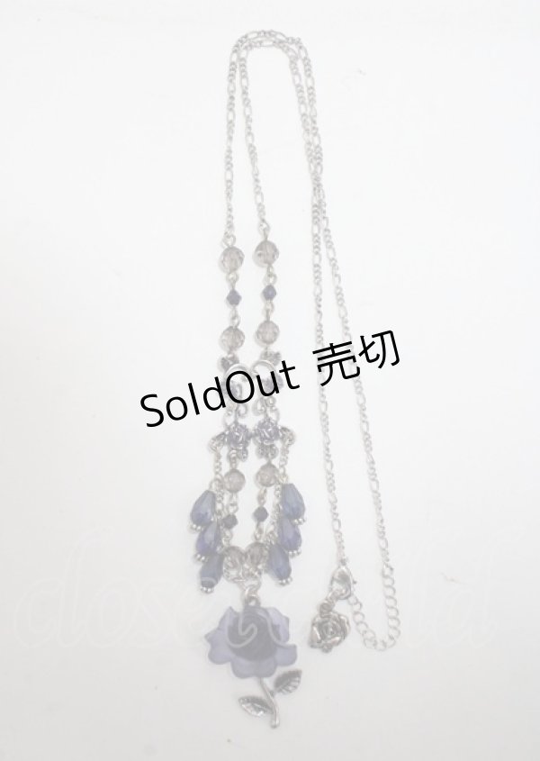 画像3: axes femme / ローズモチーフネックレス  シルバー Y-25-03-26-005-AX-AC-SZ-ZY (3)