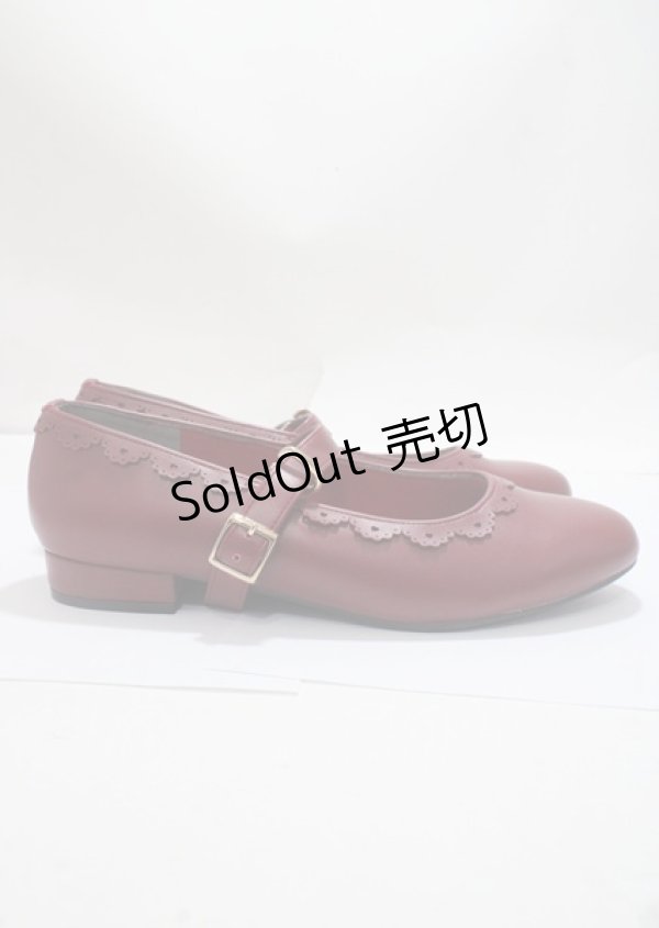 画像4: m petit by misako / AMPUキティベルトパンプス L 濃赤 Y-25-03-26-046-LO-SH-SZ-ZY (4)