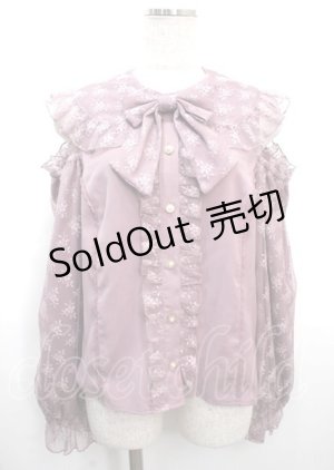 画像: axes femme kawaii / ブルーミングレースブラウス M ピンク Y-25-03-26-052-AX-BL-SZ-OS