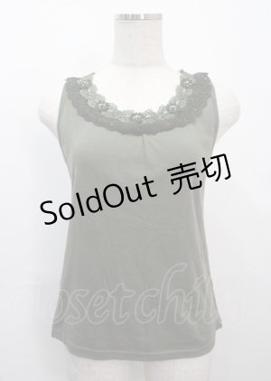 画像: axes femme / はしごレースタンク M グリーン Y-25-03-26-070-AX-TO-SZ-ZY