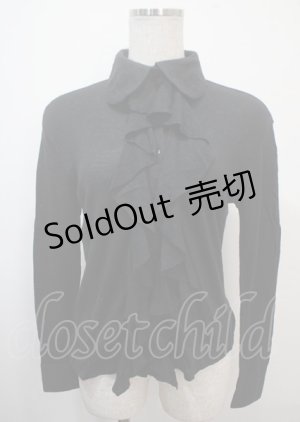 画像: SEXY DYNAMITE LONDON (CHOICE) / フリルカーディガン F 黒 Y-25-03-26-082-PU-TO-SZ-ZY